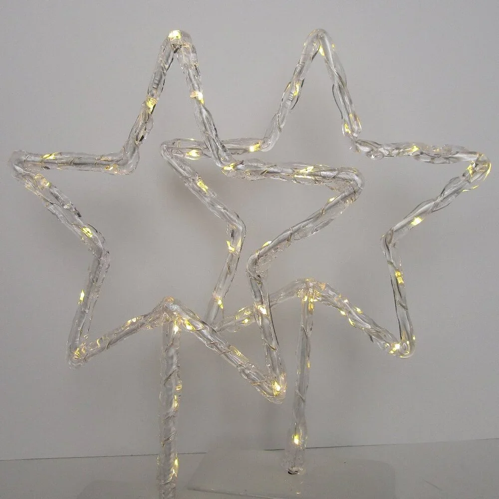 pair of star lamps